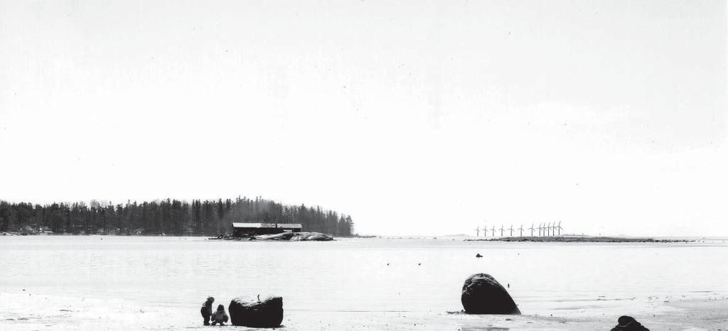 Sijoitusalue A Näkymä Lauttasaaren Hevosenkenkälahdesta etelään VATTUNIEMI SÄRKINIEMEN KÄRKI TIIRALUOTO PITKÄKARI Objektiivi: 50 mm Myllyjen
