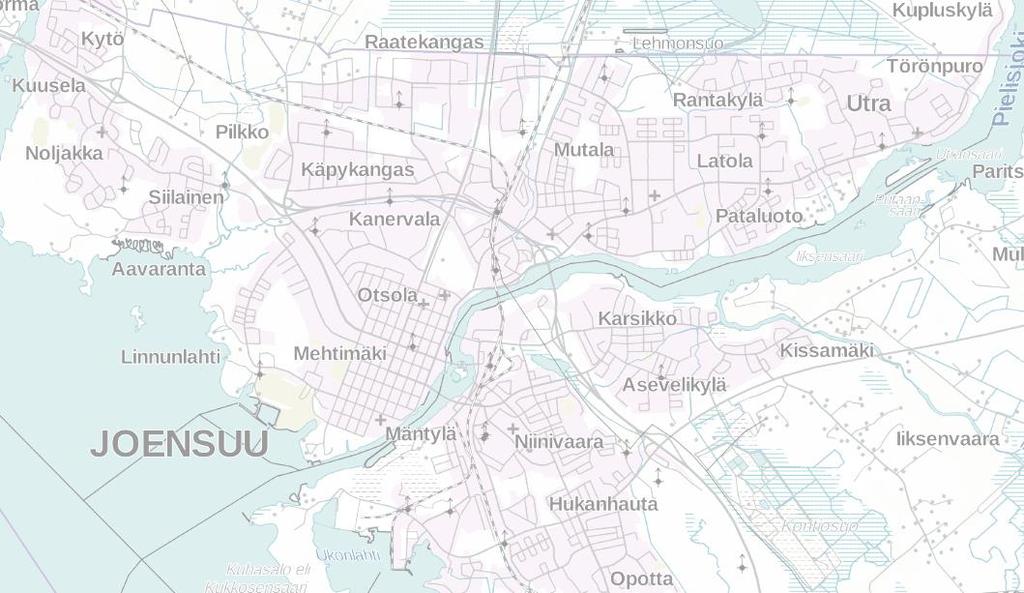 JOENSUUN TÄYDENNYSRAKENTAMISOHJELMA LÄHTÖTIEDOT Ilmianna ruma paikka kyselyssä vastaukset hajaantuivat 1 2 3 4 Tavoitekyselyssä ja Ilmianna ruma paikka -kyselyssä nousivat esiin ympäristöarvot ja