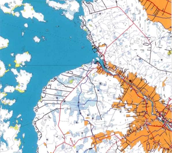 Åminnen uimaranta Kuvio 1. Åminnen uimaranta ympäristöineen (mittakaava 1:40 000). 3. UIMARANNAN KUVAUS 3.1 Vesityyppi Åminnen uimaranta sijaitsee Merenkurkun sisäsaaristossa Stenskärsfjärdenissä.
