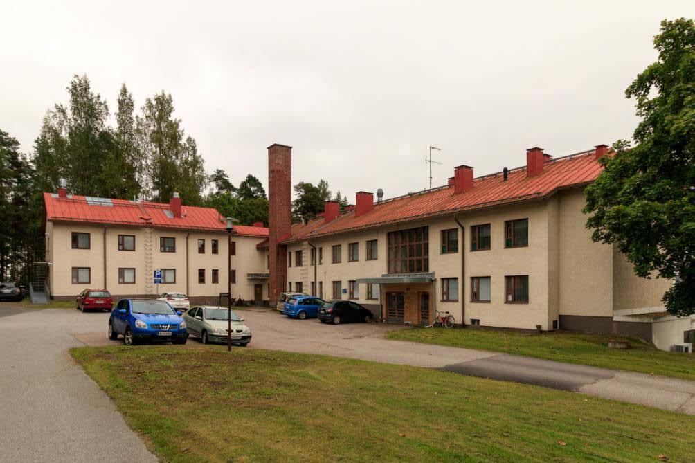 Se on rakennettu vuonna 1928 ja sen on suunnitellut arkkitehti Matti Paalanen. Rakennus on kolmikerroksinen ja aumakattoinen.