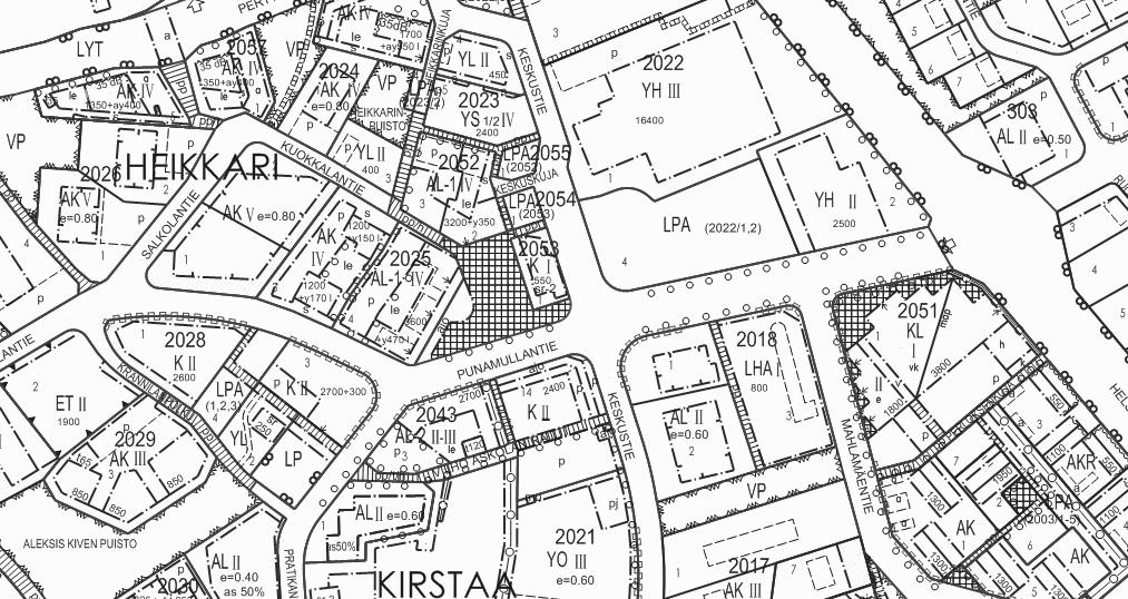 Vähittäiskaupan palvelut ja niiden mitoitus Kirkonkylän keskustassa on neljä päivittäistavarakauppaa, joista kaksi voidaan kokonsa puolesta laskea ns. vähittäiskaupan suuryksiköiksi.