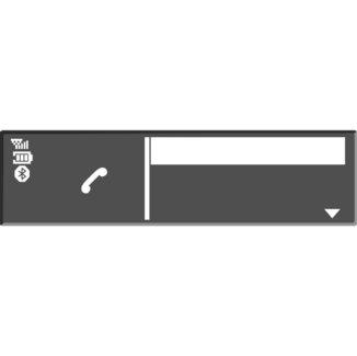 FORETAGE, MODTAGE ET OPKALD (1/3) Ringe til en kontakt i telefonbogen Når en telefon tilkobles, uploades dens telefonbog automatisk til lydsystemet (afhængigt af modellen).