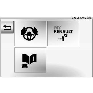 R & GO: GENEREL BESKRIVELSE (5/7) 76 77 78 79 80 83 84 82 81 85 Navigationsfunktionen omfatter alle funktioner til