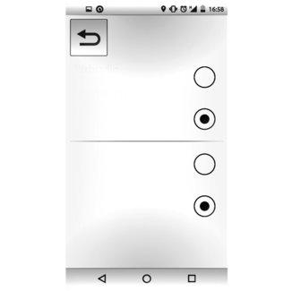 R & GO: ÆNDRING AF INDSTILLINGER (3/3) Standardindstillinger Denne funktion giver mulighed for at gendanne standardindstillingerne. Navigation LYD Eco2-kørsel o/min. Widgets mv.