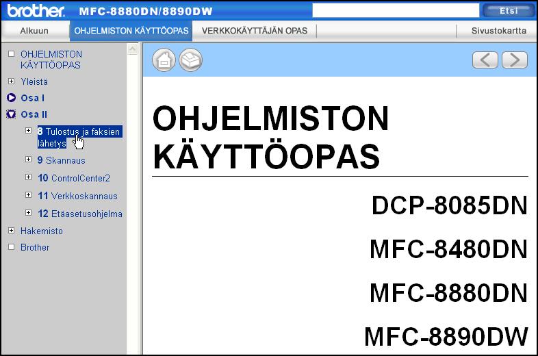 Ohjelmisto- ja verkko-ominaisuudet Macintosh 14 a Varmista, että Macintosh -tietokone on kytketty päälle. Aseta CD-ROM-levy CD-asemaan. b Kaksoisosoita Documentationkuvaketta.