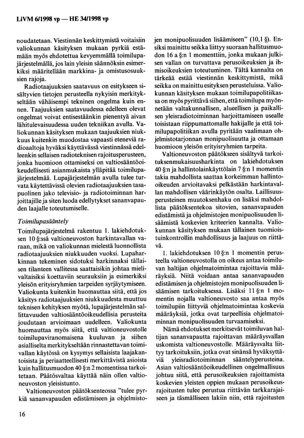 LiVM 611998 vp- HE 3411998 vp noudatetaan.