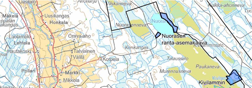 Yleiskaava Hankealueen eteläosassa Lestijärven kunnan alueella on voimassa 1990-luvun lopulla hyväksytty Lestijärven osayleiskaava.