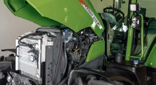 4,4-litrainen AGCO Power -moottori antaa eneän tehoa ja vääntöä 300-sarjan traktoreihin.