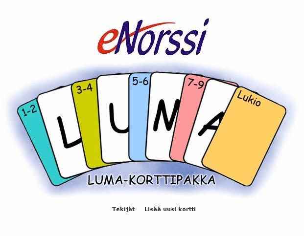 LISÄÄ UUSI KORTTI Etusivuston