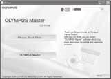 OLYMPUS Master -ohjelmiston käyttö Macintosh Käyttöjärjestelmä Prosessori RAM Kiintolevytila Liitäntä Näyttö Mac OS X 0.