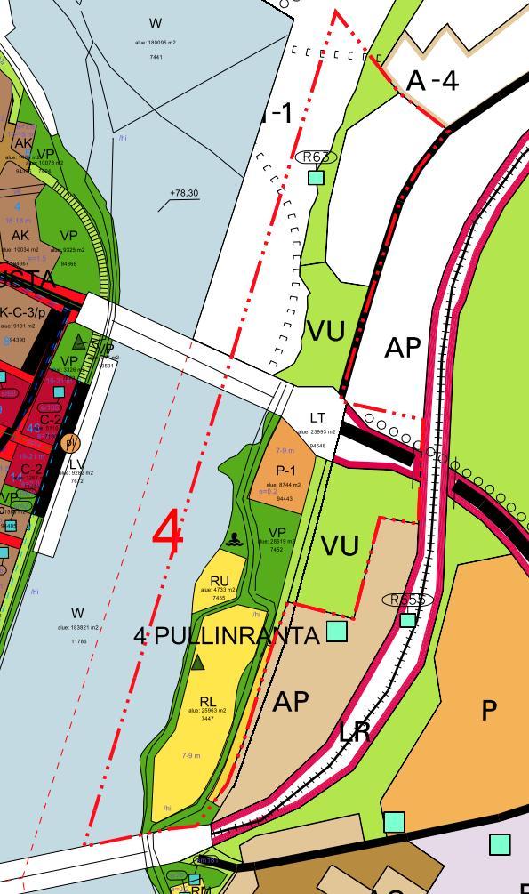 liittyvien kaupunkikuvallisten, sosiaalisten, virkistyksellisten tai muiden erityisten arvojen säilyttäminen ja hoitaminen. Suunnittelualue kuuluu kaupunkipuiston selvitysalueeseen.