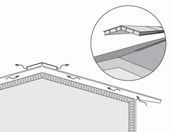 1 (5) Tiivisaumakatteen asennusohje, Kerabit 10 + Huomioi ennen asennusta Kerabit 10+ -tiivissaumakate soveltuu katoille, joiden kaltevuus on 1:2 1:10.