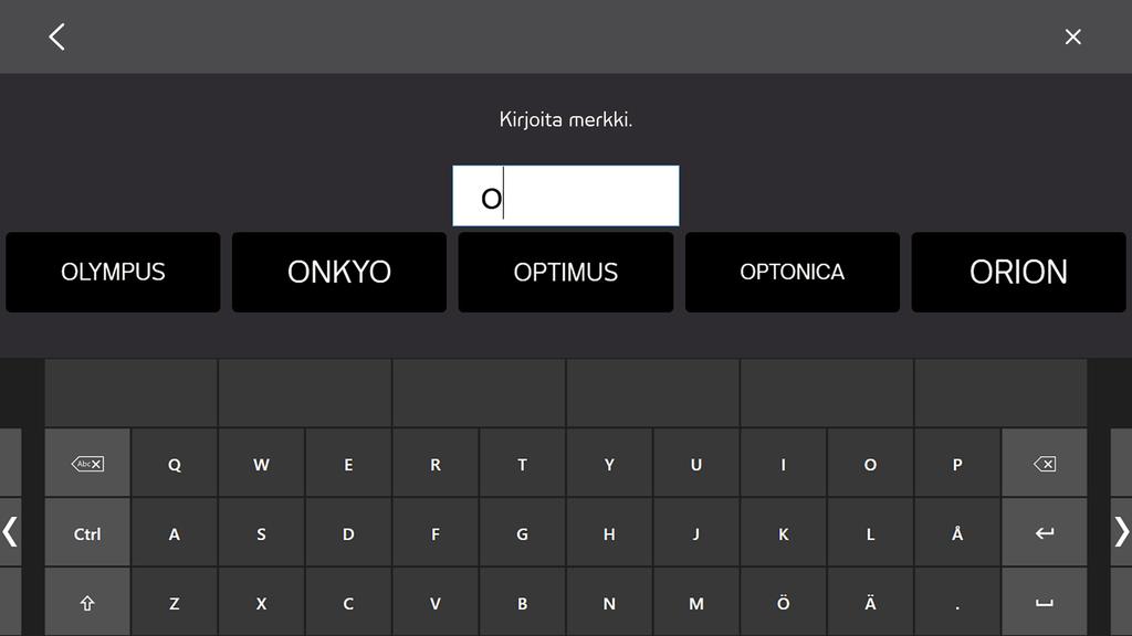 10. ValitseKäytä. 11. Valittu kaukosäädin kopioidaan käytettävissä oleviin kaukosäätimiin. Lopeta valitsemalla Siirry kaukosäätimeen. 4.4.1.1 Muut kaukosäätimet Lisää muut kaukosäätimet seuraavasti: Lisää muut kaukosäätimet seuraavasti 1.