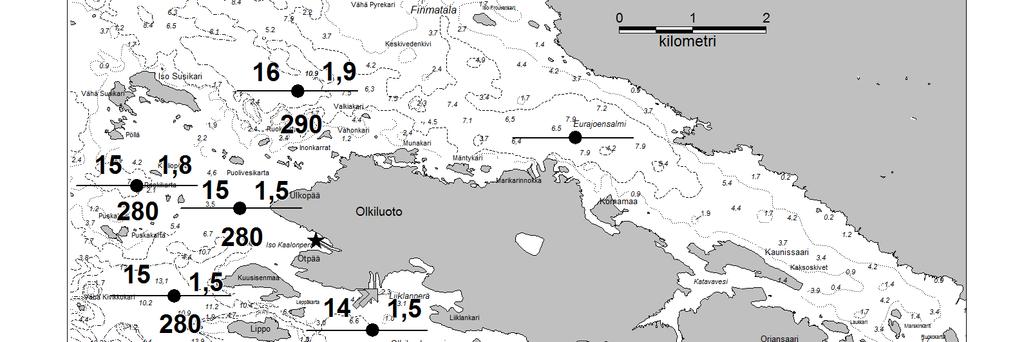 OLKILUODON LÄHIVESIEN FYSIKAALIS-KEMIALLINEN