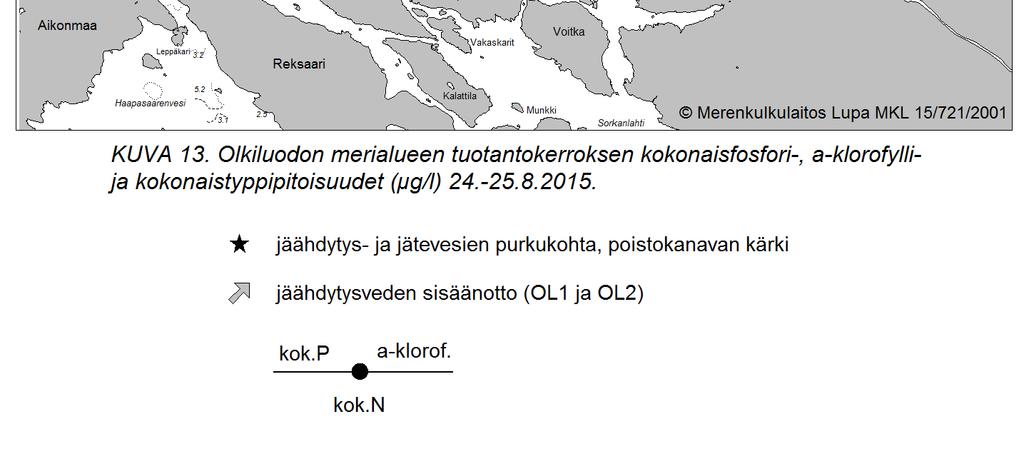 30 (60) OLKILUODON LÄHIVESIEN