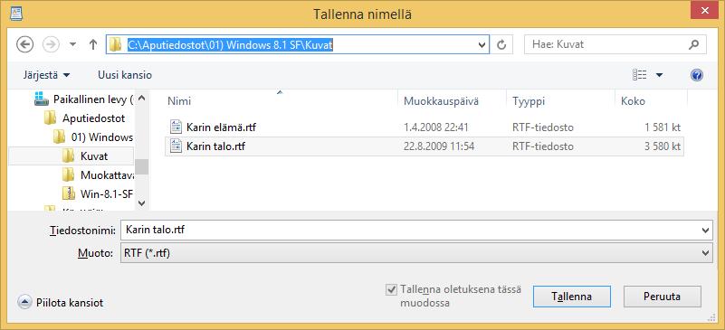 Kuvan ylle on tehty tyhjä kappale johon on kirjoitettu otsikko, se on keskitetty ja kirjasinta suurennettu sekä väri vaihdettu. Kuvan alle on kirjoitettu myös tekstiä.