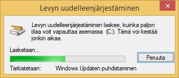 Ikkunan yläosaan ilmestyy uusi Aseman työkalut (Drive Tools) -ryhmä ja sinne