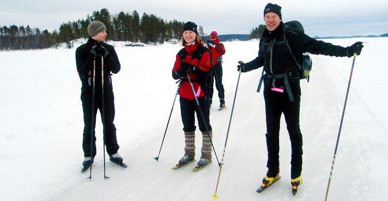 Pitkä matkaluistelu Oravissa 25