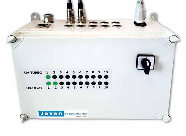UV-SwingControl-valvontayksikkö TUOTERAKENNE