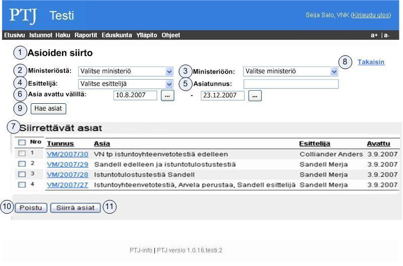 4.2.2 Tietosisältö ja toiminnot Kuva 5.