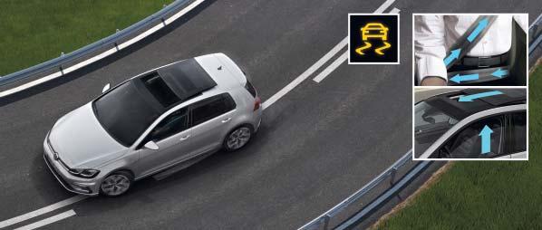 L 09 10 Nopeusrajoitusten tunnistustoiminto ilmoittaa kuljettajalle liikennemerkeistä. Järjestelmä tunnistaa liikennemerkit kameran avulla.
