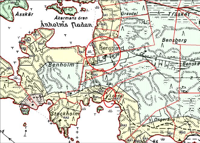 loma-asutusalueeksi (RA2, venesatama (LV) ja muilta osoin maaseutuelinkeinoalueeksi (M) ja maaseutuelinkeinoalueeksi, jolla on maisemaarvoja (MU).