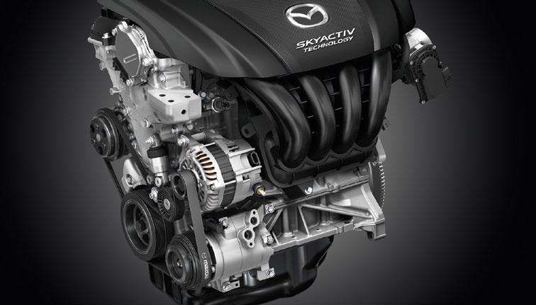 Se saavutetaan SKYACTIV-mallistomme avainteknologioiden avulla.