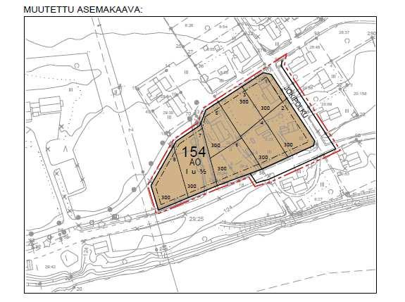 Alla nähtävillä ollut asemakaavaehdotus. 4.7 Asemakaavan vaikutukset 4.7.1 Rakennettuun ympäristöön Kaavamuutoksen myötä kiinteistöjen katuosoite muuttuu.