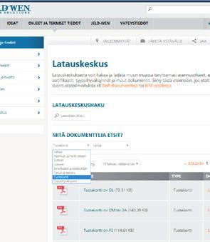 fi/bim LISÄTIETOA JELD-WENin nettisivuilla voi tutustua muun muassa referensseihin, eri kohteiden ovisuosituksiin ja oviratkaisujen teknisiin tietoihin.