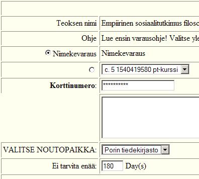 3. Ohjelm kysyy kirjutumistietojsi (kuten linojen uusinnsskin): 6 4. Siirry Vrus/Hold kohdst suorn eteenpäin OK:ll: 5. TÄRKEÄ! Täytä vruslomke huolell.