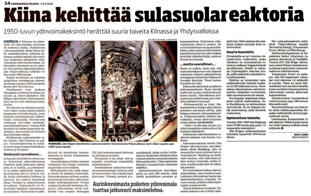 Tekniikka &