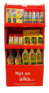 Natria tuholaistorjunta -display 24 X 3 kpl - Natria Koisapyydys 24 X 2 kpl - Natria Sokeritoukkapyydys 24 X 400 ml - Natria Fly Spray 12 X 2 kpl -