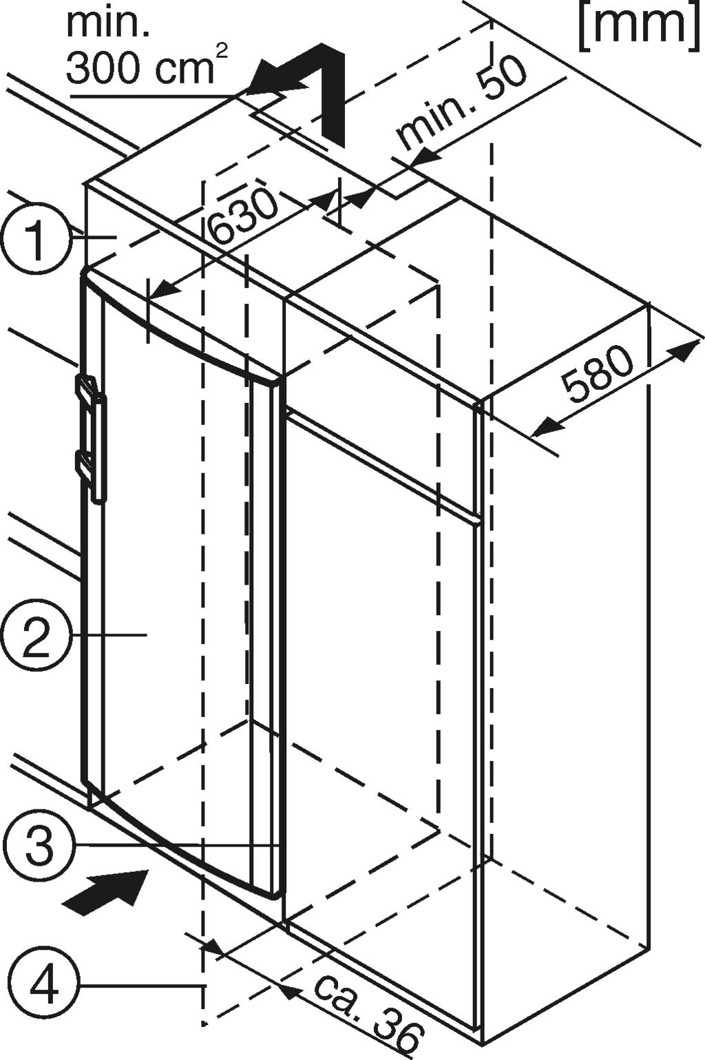 13 (4) uppifrån så att fyrkanten sitter i fördjupningen. u Sätt på och haka itäckbrickan Fig. 13 (2). w Kontrollera att täckbrickan sitter rätt så att dörren stänger ordentligt och bulten är säkrad.