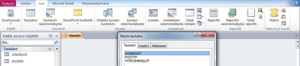 Poistokysely Poistokyselyllä (Delete) voit poistaa taulukosta hakuehdolla rajaamalla valitsemasi tietueet.