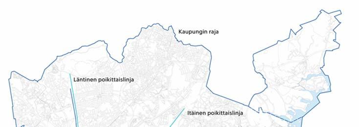 1. Henkilöliikenteen kulkutavan kehitys Henkilöliikenteen matkustajamääriä ja eri kulkumuotojen osuuksia seurataan vuosittain niemen rajalla sekä läntisellä ja itäisellä poikittaislaskentalinjalla