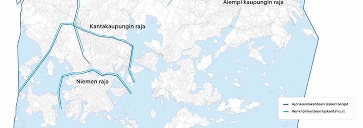 Niemen rajalla mitataan henkilöliikenteen matkustajamääriä aamuliikenteessä kello 6 9 keskustan suuntaan sekä koko vuorokauden aikana molempiin suuntiin suuntautuvaa liikennettä.