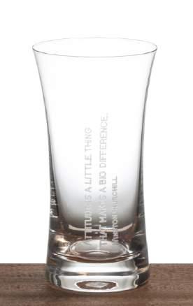 Engraved desing crystal glass 340 ml H: 140mm Art.