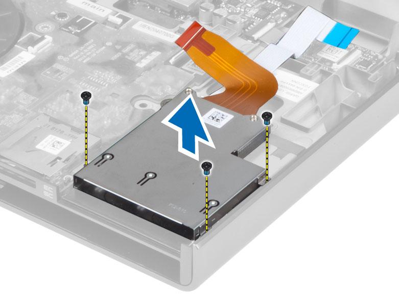 Aseta ExpressCard-moduulin kehikko lokeroonsa. 2. Kiristä ruuvit, joilla ExpressCard-moduuli kiinnittyy tietokoneeseen 3. Liitä: a.