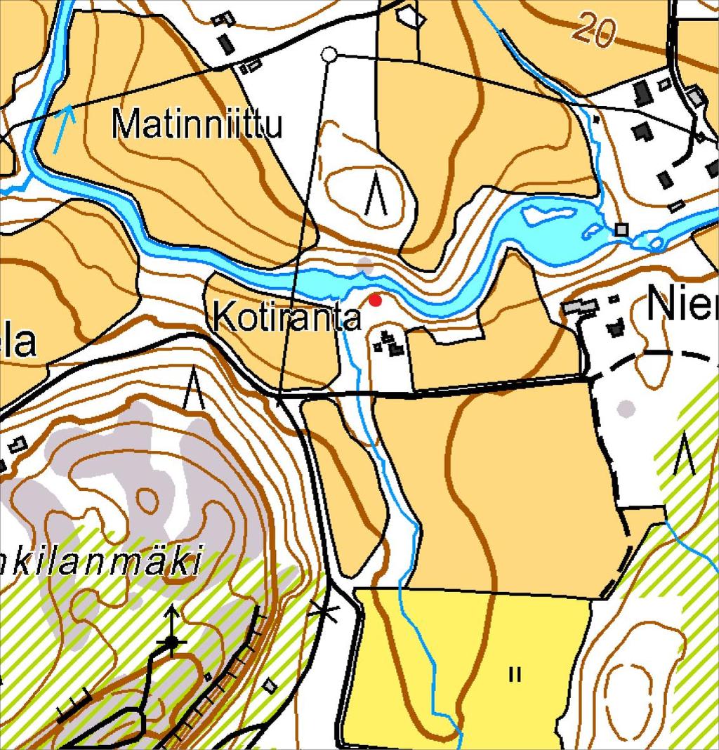 LIITE: karttaote/karttaotteet Peruskartan suurennos 1:5000