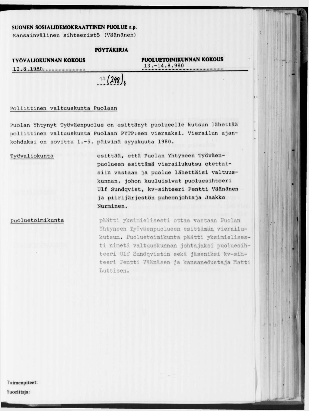 Kansainvälinen sihteeristö (Väänänen).12...8...19ÄQ.