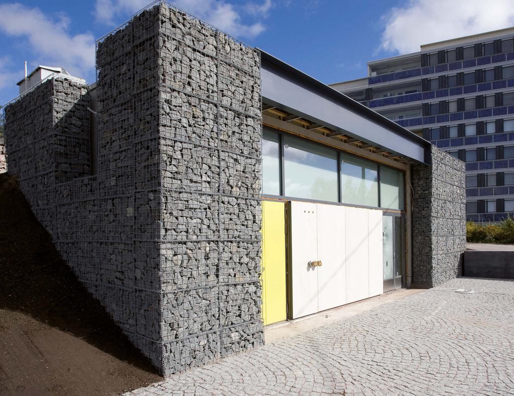 Kivikori sopii myö Infrarakentamisessa totuttu kivikorirakenne on käyttökelpoinen myös julkisivuratkaisuna talonrakennushankkeissa.