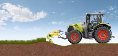 PROFIL-kinematiikka mahdollistaa 3-ulotteisen pellon pinnan seurannan, traktorin liikkeistä riippumatta.