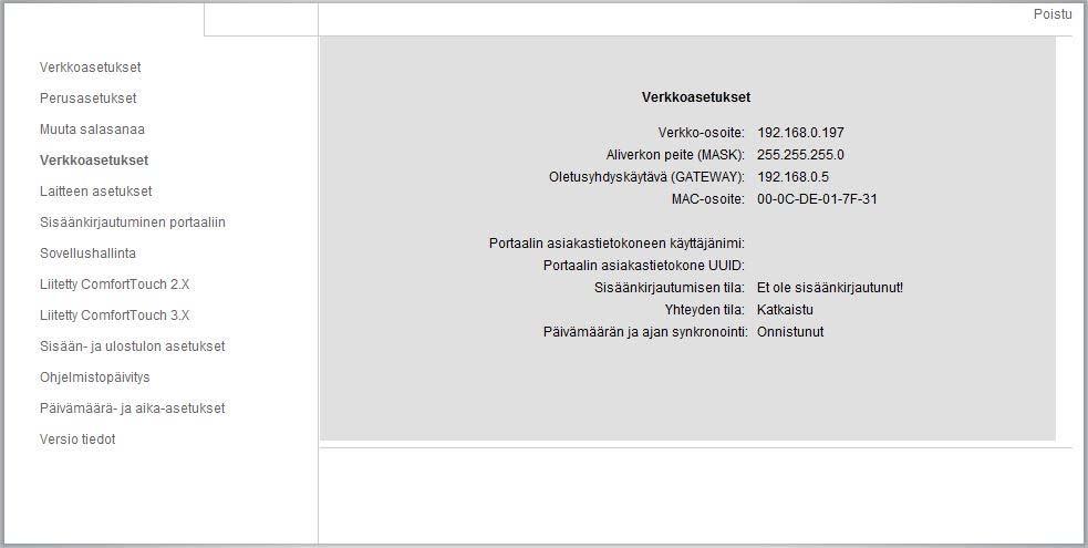 Pos: 34 /#Neustruktur#/Online-Dokumentation (+KNX)/Bedienung/Türkommunikation/Busch-Welcome/Menü Netzwerkinformation - 83341 @ 36\mod_1370935257488_15.