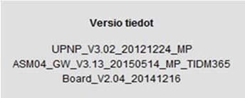 Pos: 72 /#Neustruktur#/Online-Dokumentation (+KNX)/Bedienung/Türkommunikation/Busch-Welcome/Menü Versions Information - 83341 @ 36\mod_1363612527526_15.