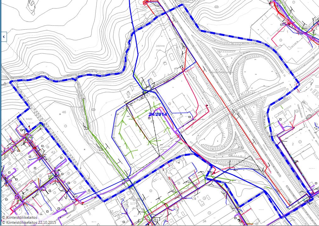 10 3.1.7 Tekninen huolto 3.1.8 Palvelut 3.1.9 Maaperä Teknisen huollon verkostot kaava-alueella Rakennukset on liitetty kaukolämpöön, jonka linja sijaitsee Vanha Tampereentien varrella.