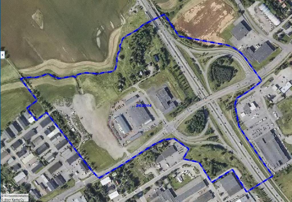 5 3 LÄHTÖKOHDAT Ilmakuva alueesta 3.1 Selvitys suunnittelualueen oloista 3.1.1 Alueen yleiskuvaus 3.1.2 Maanomistus Suunnittelualuetta rajaa Metsämäen ja Orikedon teollisuusalueet ja Vähäjoki.