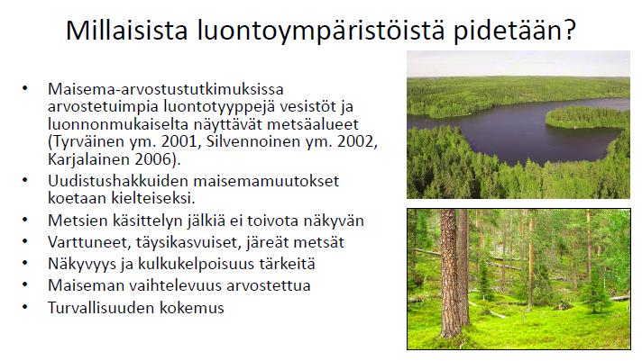 Mahdollisuudet - Asenteet Tyrväinen 2013 Luonto terveyden ja hyvinvoinnin lähteenä