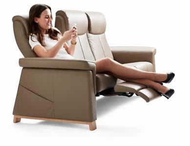 LegComfort -järjestelmä Uuden ja ainutlaatuisen Stressless LegComfort -järjestelmämme avulla viemme mukavuuskokemuksen entistä