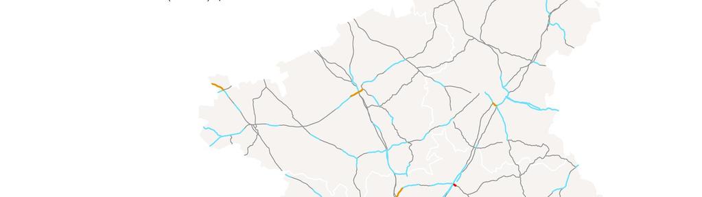 Nykyinen onnettomuustiheys (vuosien 2011-2015