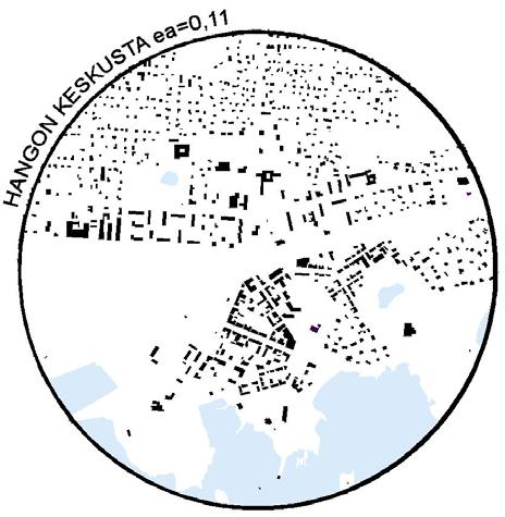 Nykyiset aluetehokkuudet (e a ) antavat